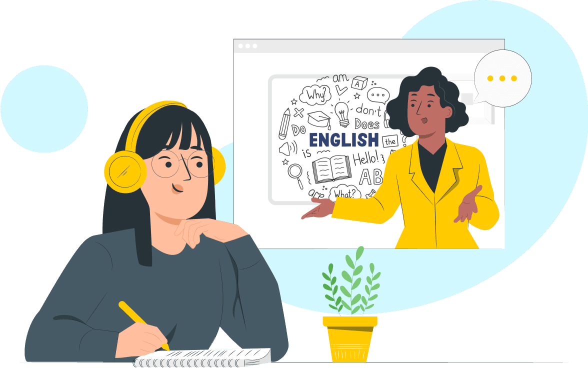 Online English 1-1 illustration